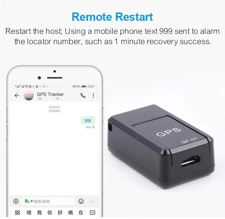 Norvo | Lokator - Magnetisk Mini Bil GPS Lokator (Sanntid-Overvåking)