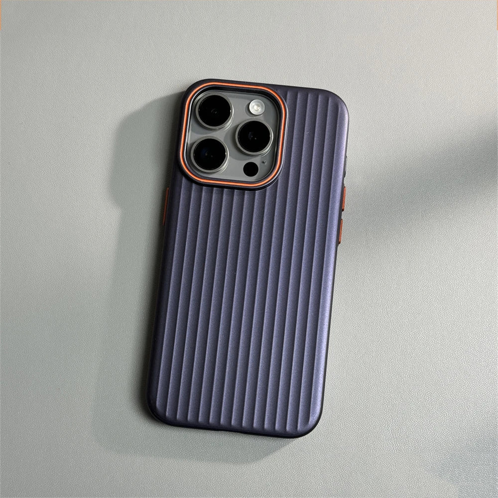Norvo | Ultrafin korrugert matte sjokksikker etui for iPhone