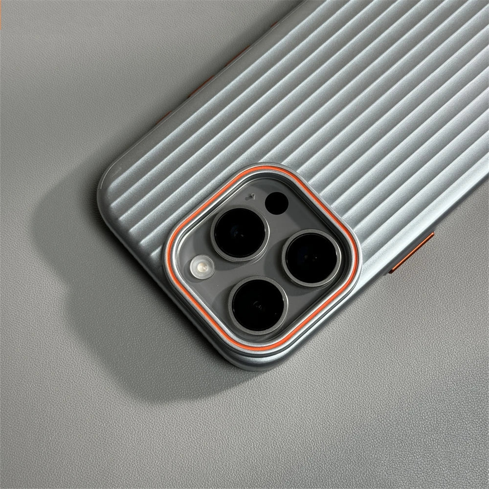 Norvo | Ultrafin korrugert matte sjokksikker etui for iPhone