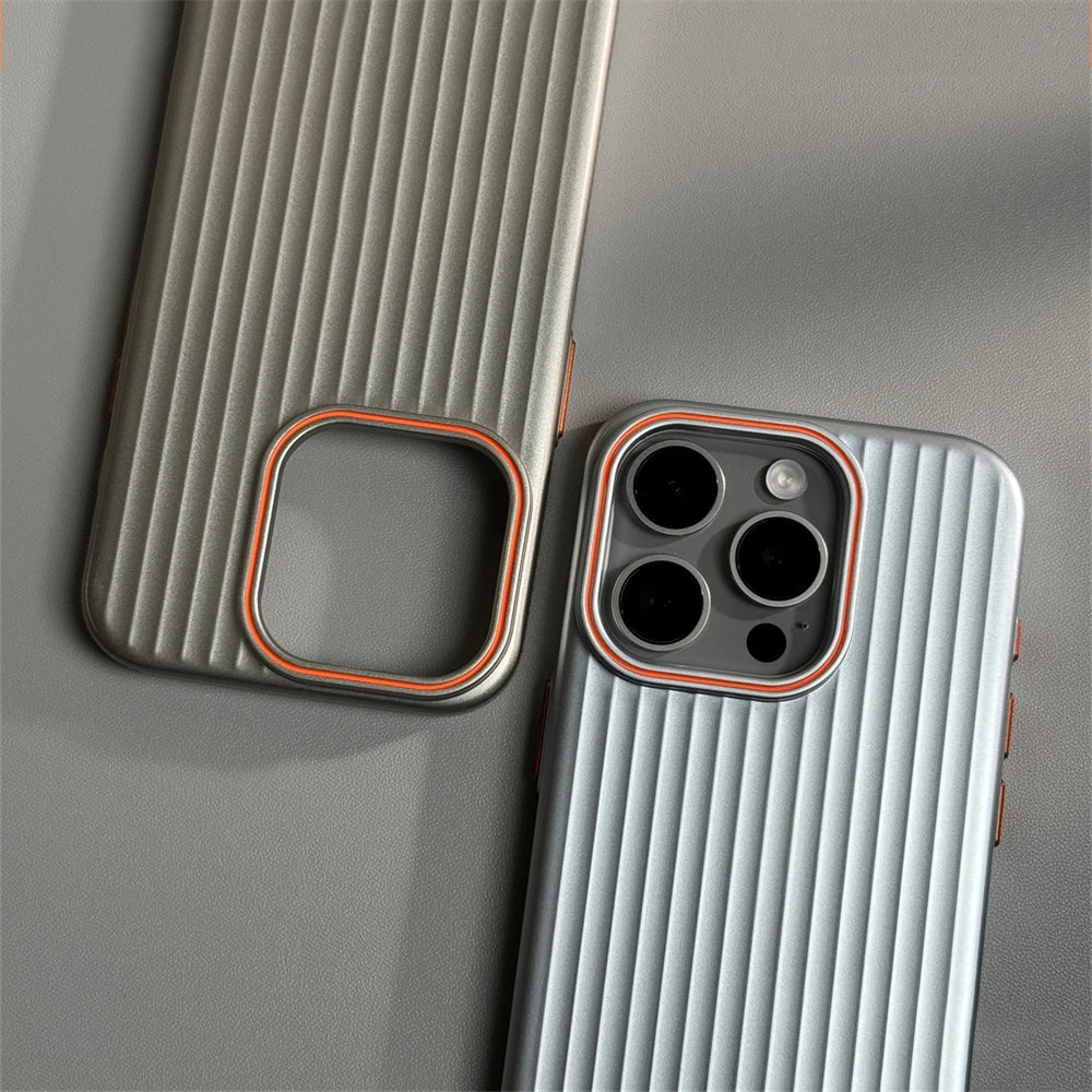 Norvo | Ultrafin korrugert matte sjokksikker etui for iPhone