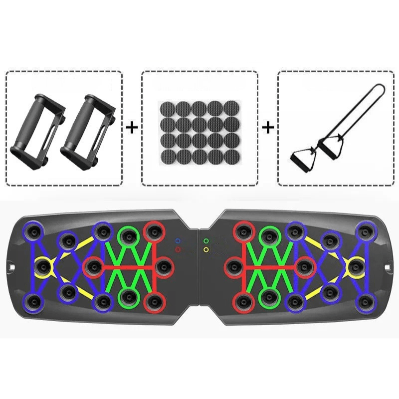 Norvo | 14-i-1 push-up brett for målrettet overkroppstrening