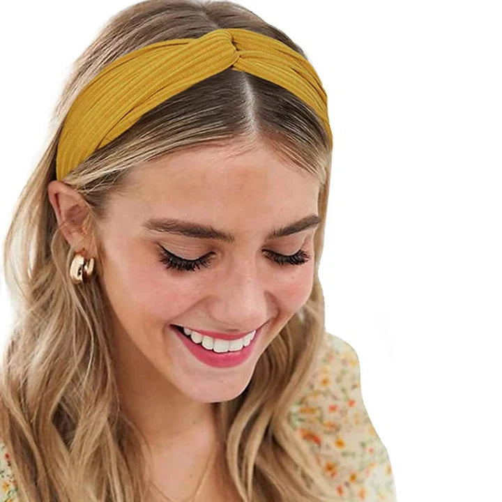 Norvo | Ribbet Twist Hodebånd – Boho Design
