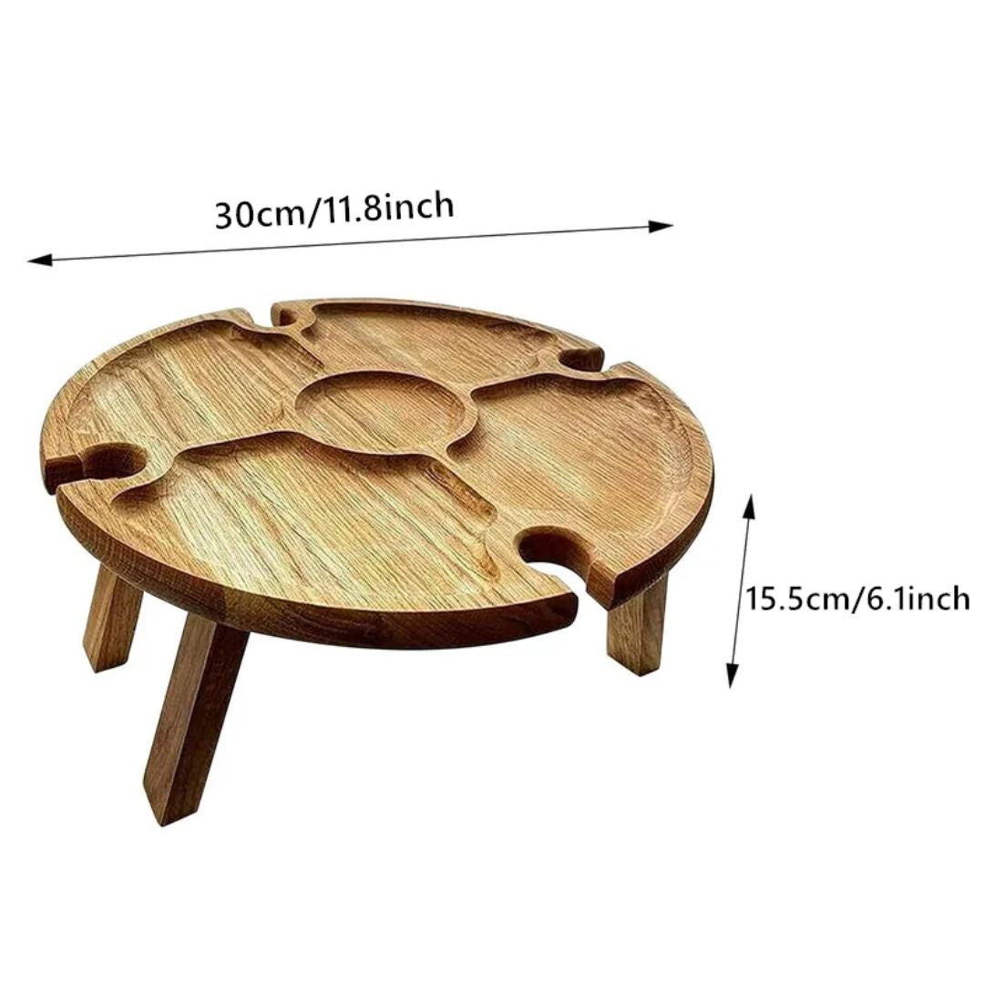 CheeseBoard Delights – Stylish Wooden Picnic Accessory Norvo