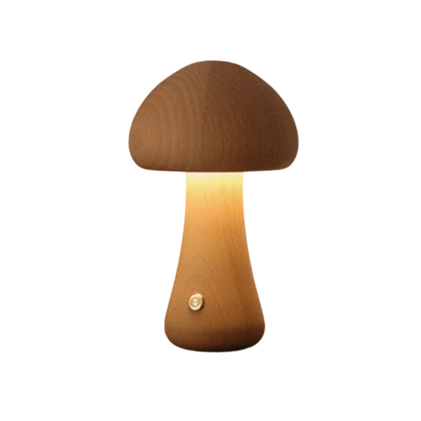 Norvo | Bordlampe i soppstil av tre i vintage-stil