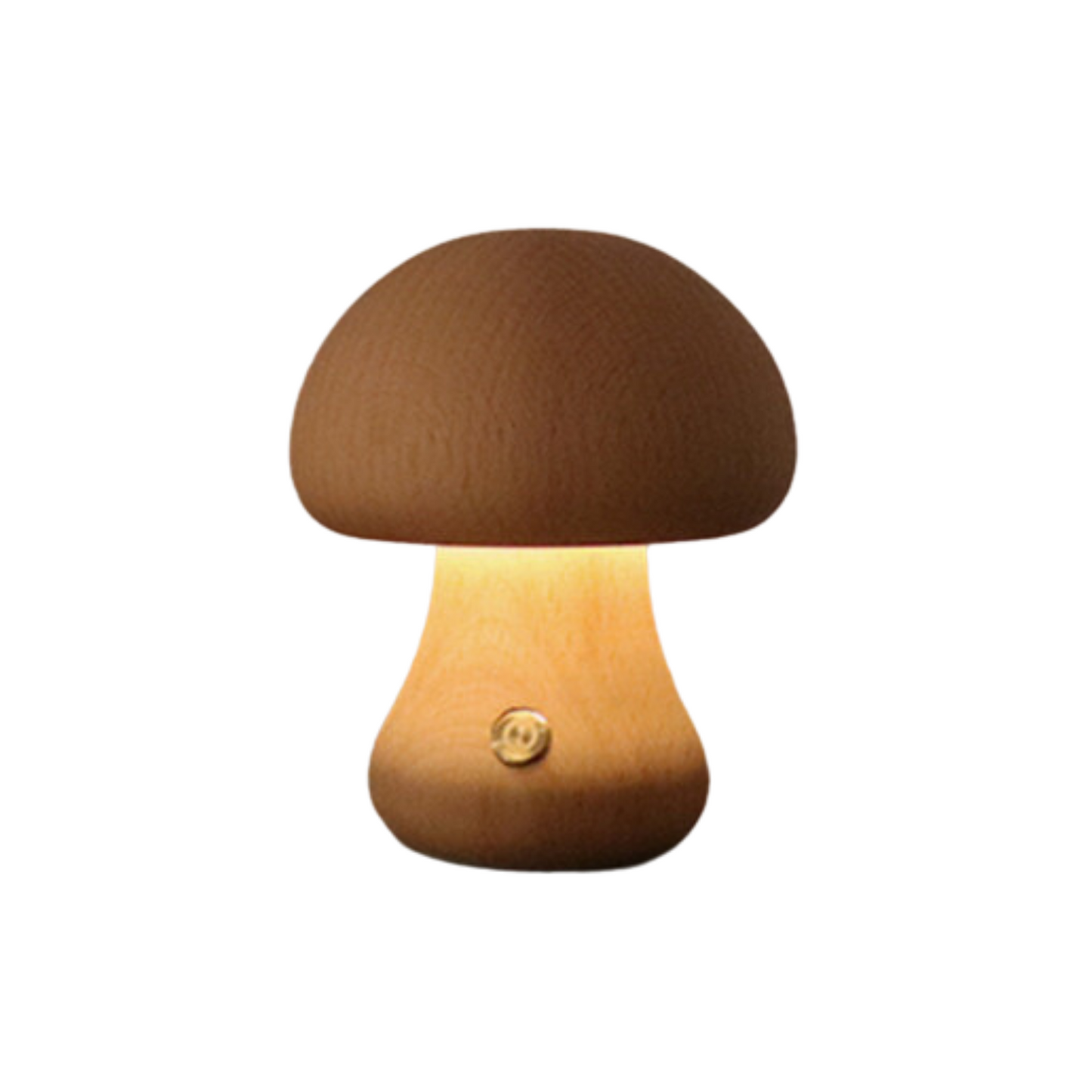 Norvo | Bordlampe i soppstil av tre i vintage-stil