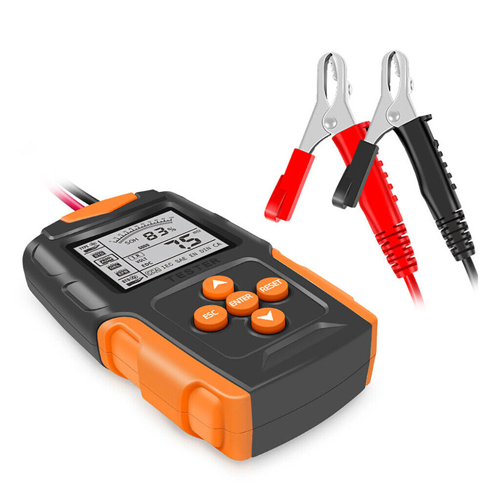 Norvo | 24V Bilbatteri tester LCD Batterianalysator Testverktøy For Bil Lastebil