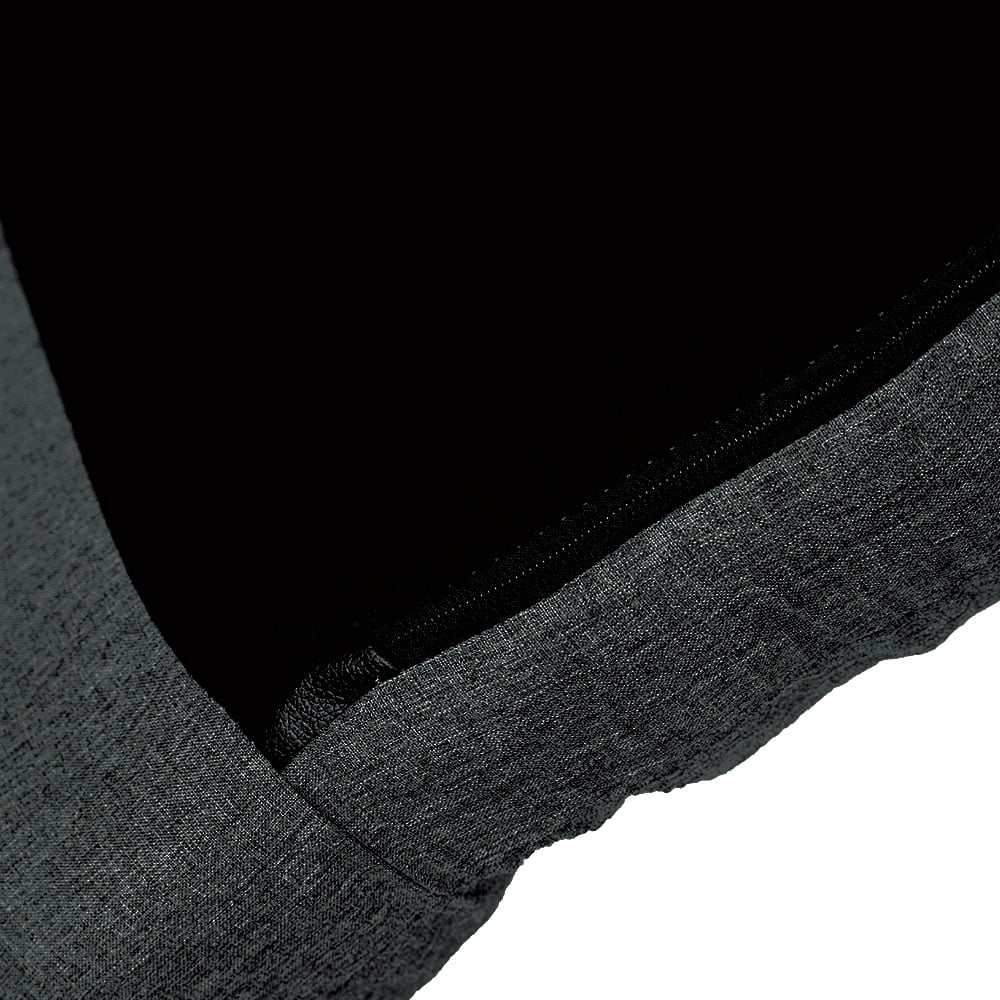 Norvo | Gulv Gaming Lounge Faux Lin stol Sofa 100 X 50 X 12cm svart