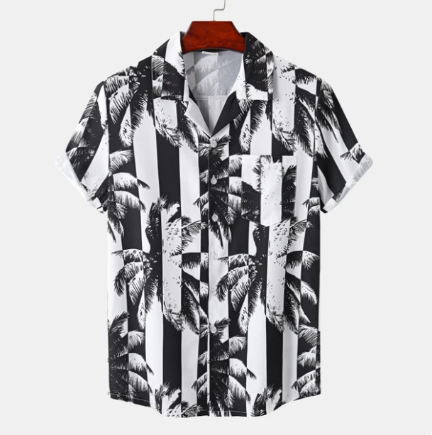 Norvo | Hawaii Surf Floral Skjorte for Menn