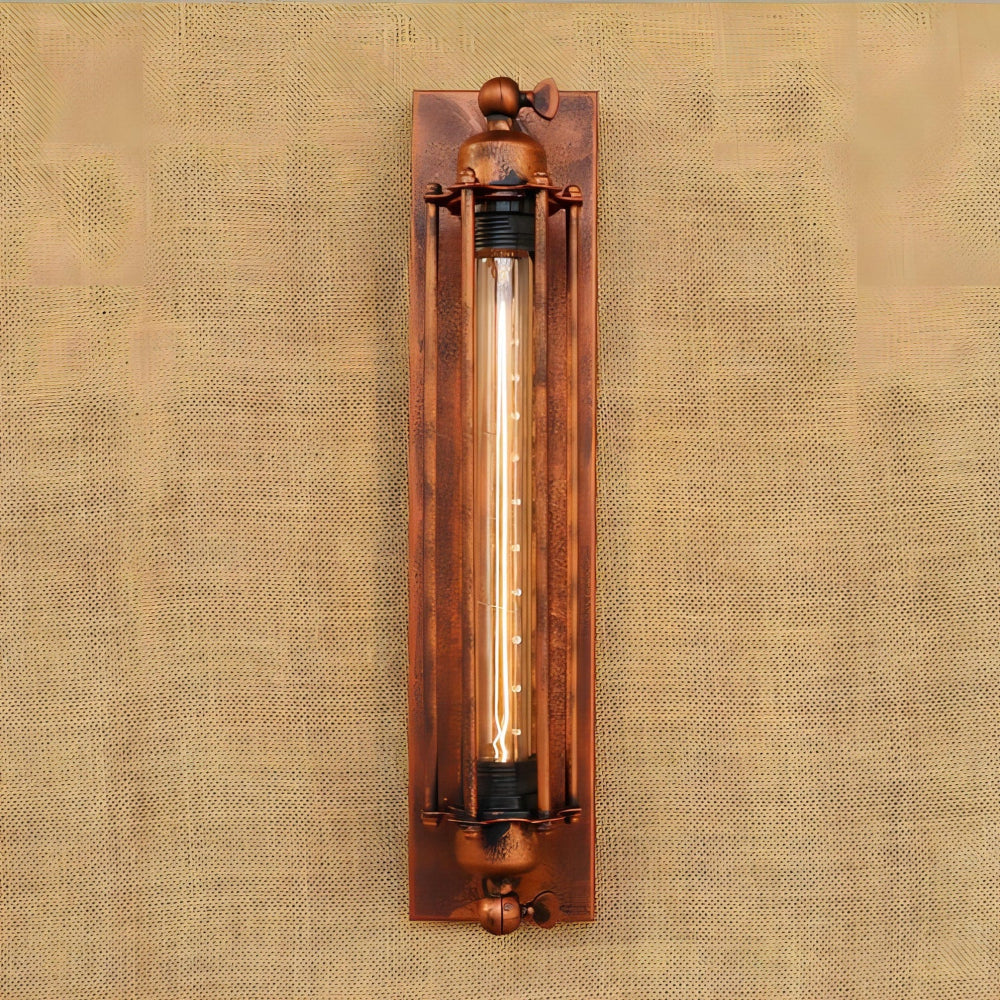 Norvo | Vintage Veggmontert LED Lys – Tidøstedesign med Elegant Matt Svart Finish