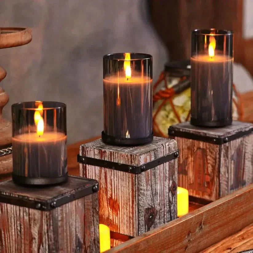 Norvo | SAFEGLOW CANDLES – Oppladbare LED-lys for en trygg og stemningsfull atmosfære hjemme