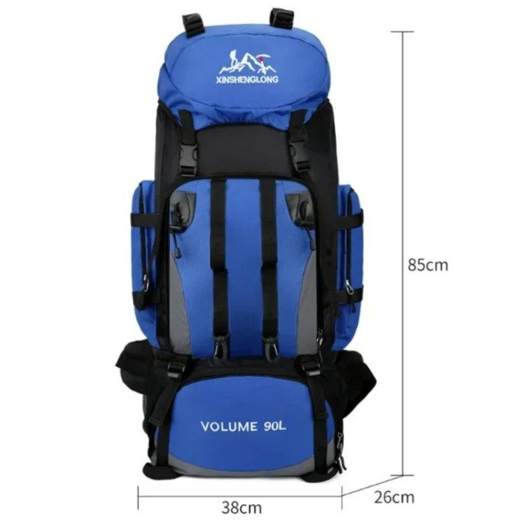 Norvo | 90L Vanntett Tursekk - Ultra-Lett Reisepakke for Utendørs Eventyr & Camping