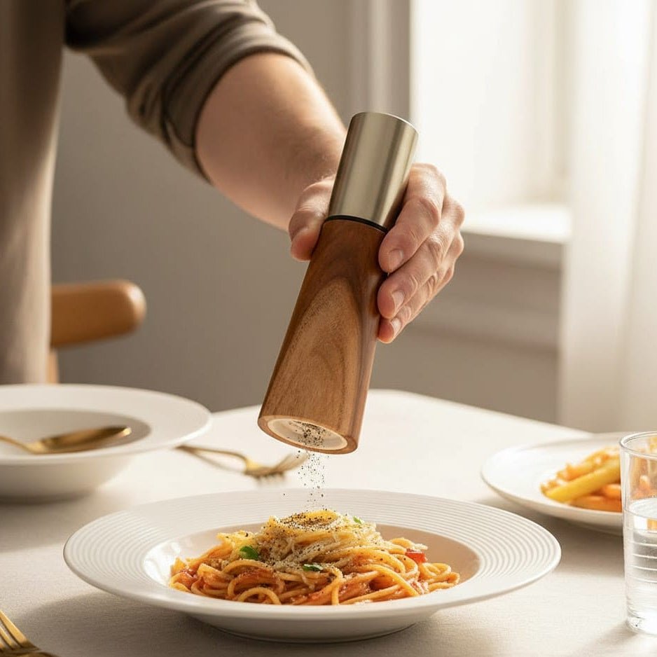 Norvo | Elegant salt- og pepperkvernsett laget av tre