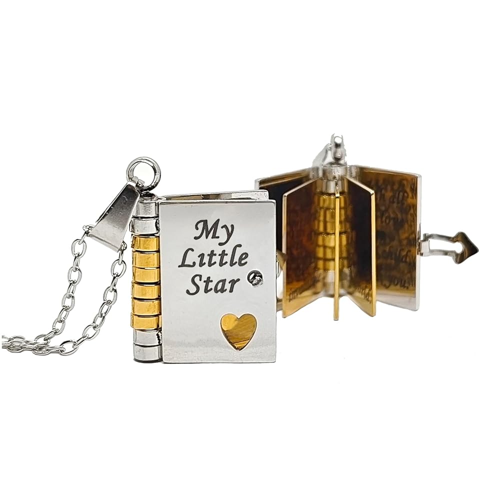 Norvo | Memory Book Hanger Necklace – Symbolsk Smykke med Kjærlig Budskap