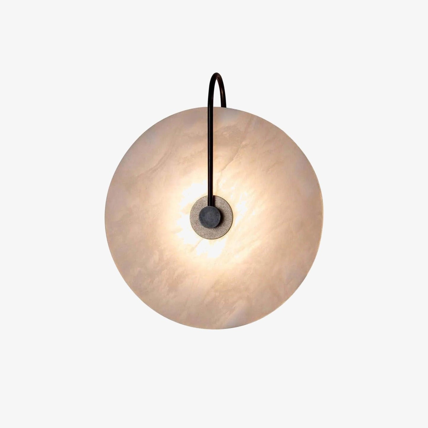 Norvo | Hvit Alabaster Vegglampe