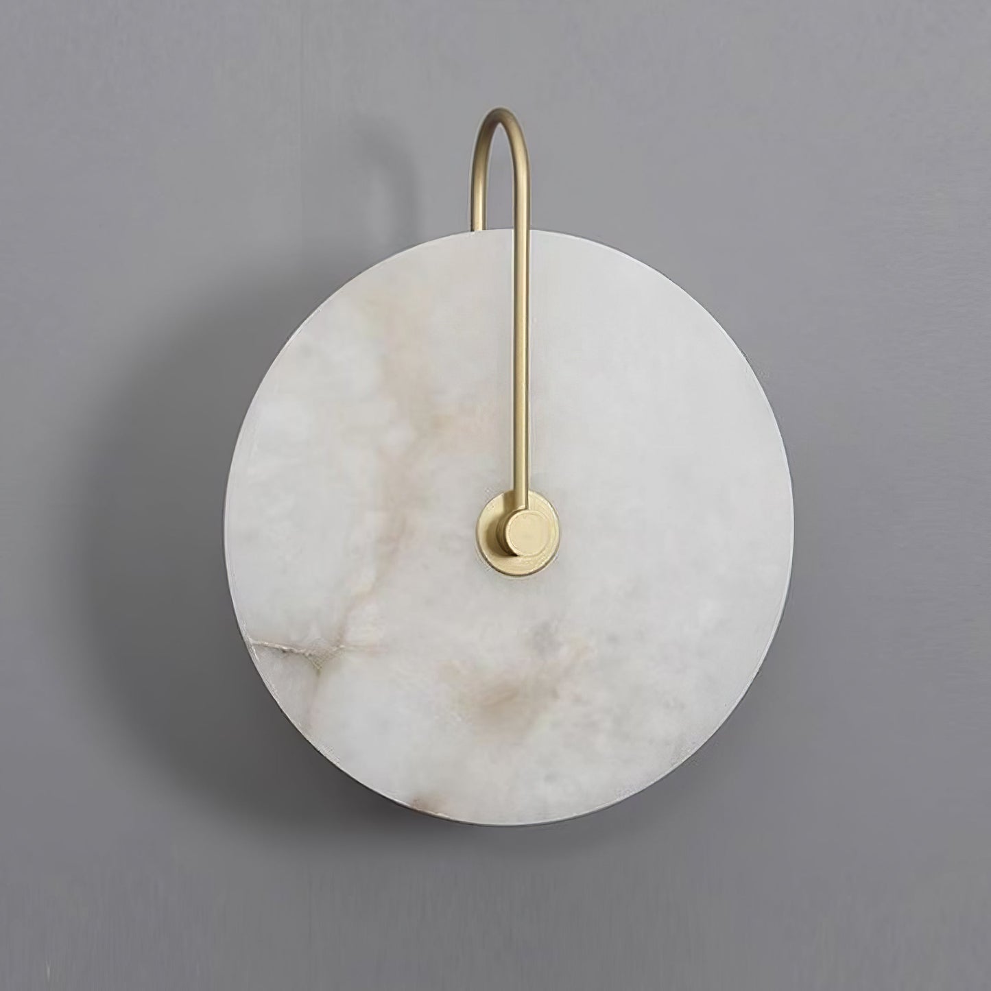 Norvo | Hvit Alabaster Vegglampe