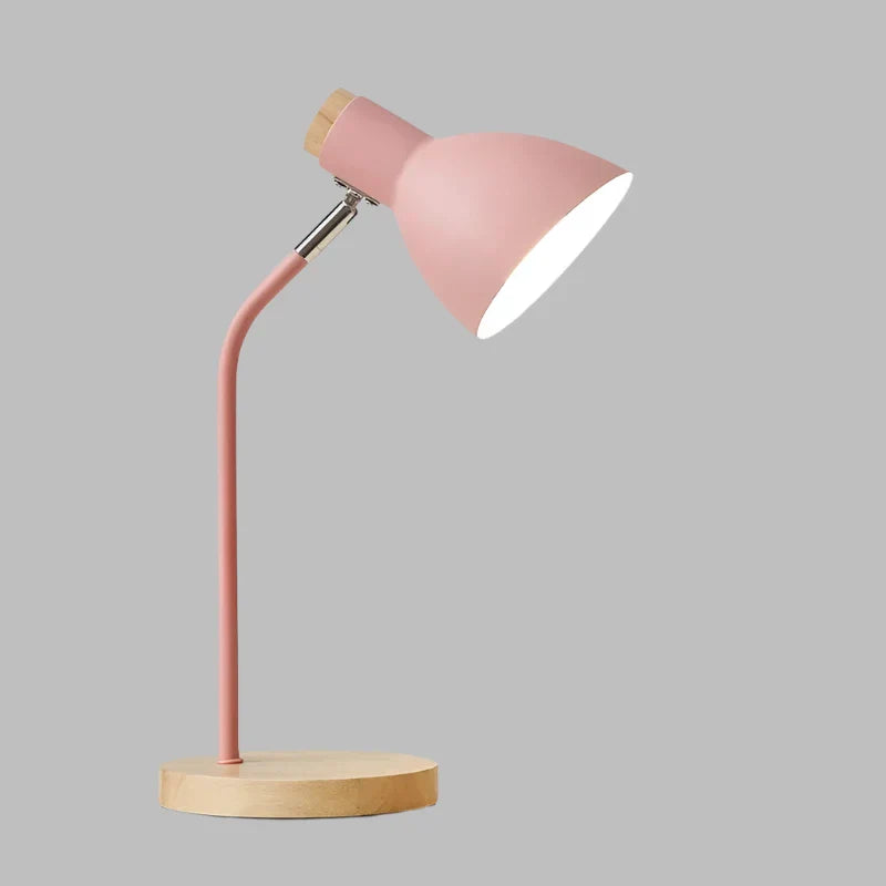 Norvo | Tre skrivebordslampe – Kreativ skandinavisk skrivebordslampe laget av tre og metall