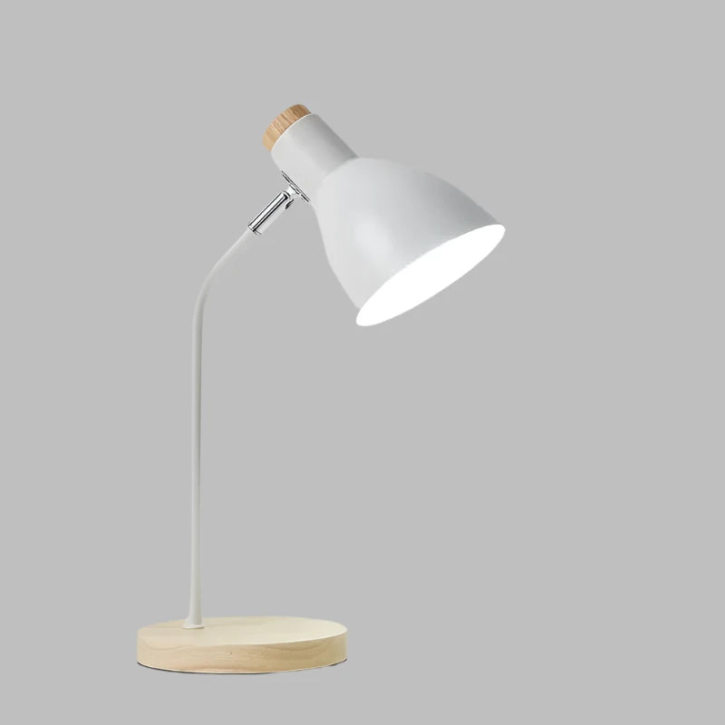 Norvo | Tre skrivebordslampe – Kreativ skandinavisk skrivebordslampe laget av tre og metall