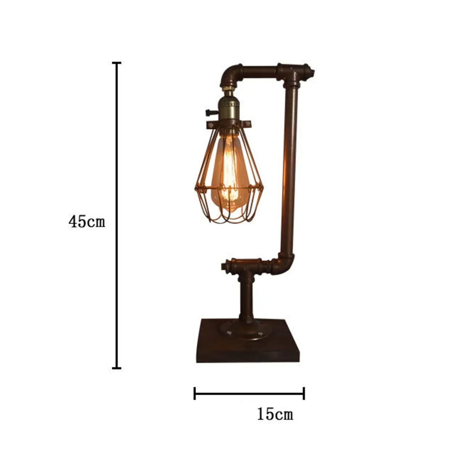 Norvo | RetroCharm – Retro bordlampe laget av metall