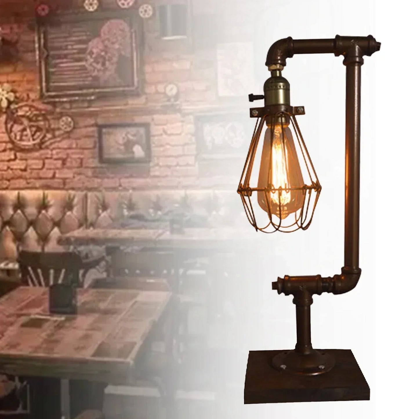 Norvo | RetroCharm – Retro bordlampe laget av metall