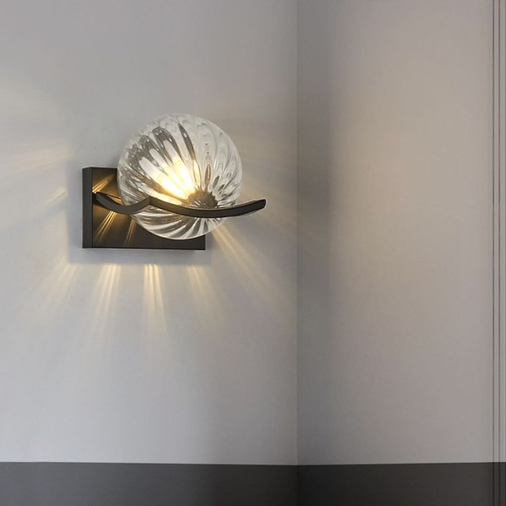 Norvo | Moderne LED Vegglampe med Glasspanel