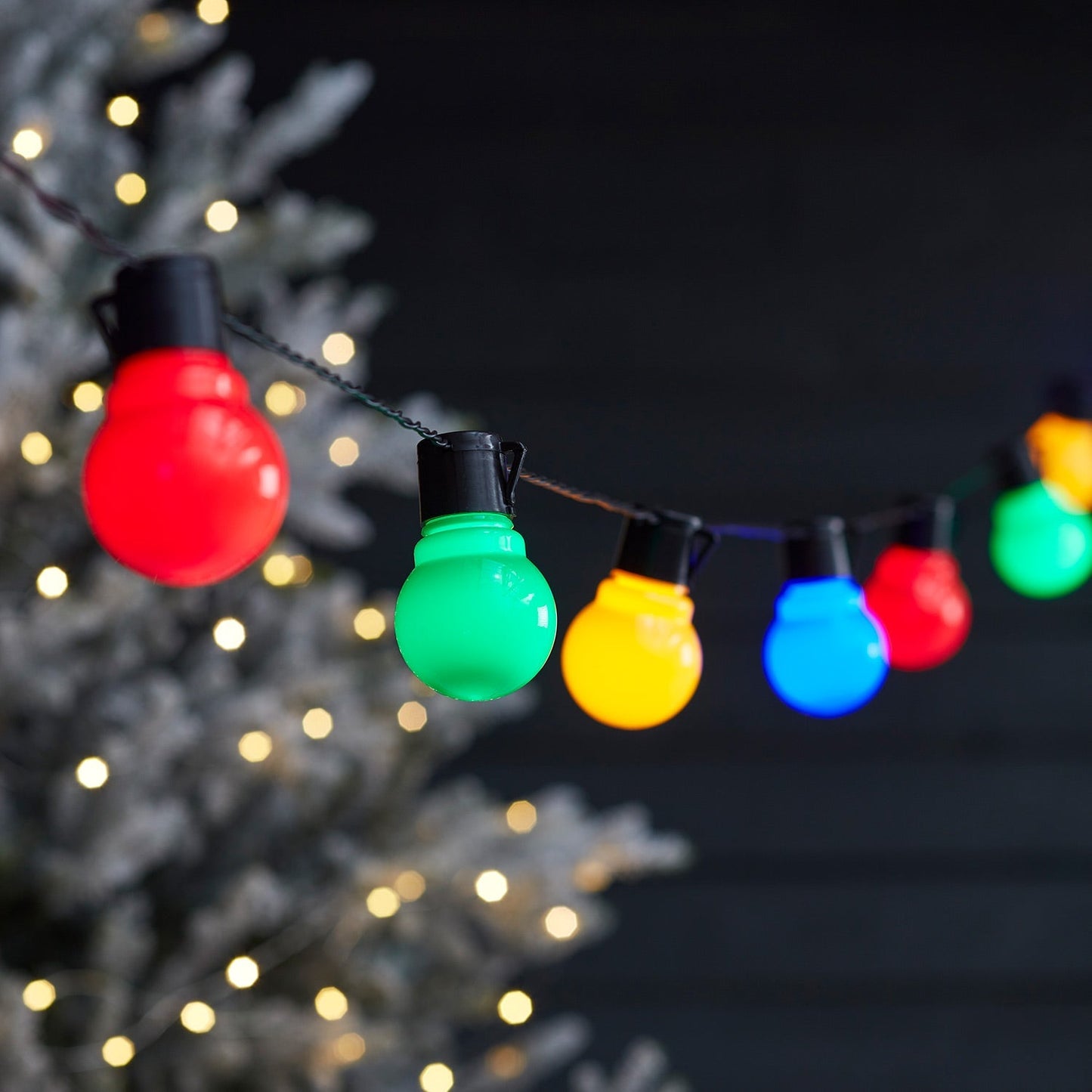 Norvo | 30 LED Fiesta Party Lyskilder flerfarget