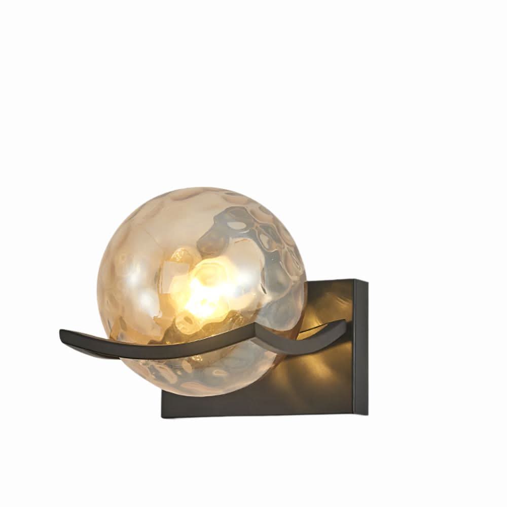 Norvo | Moderne LED Vegglampe med Glasspanel