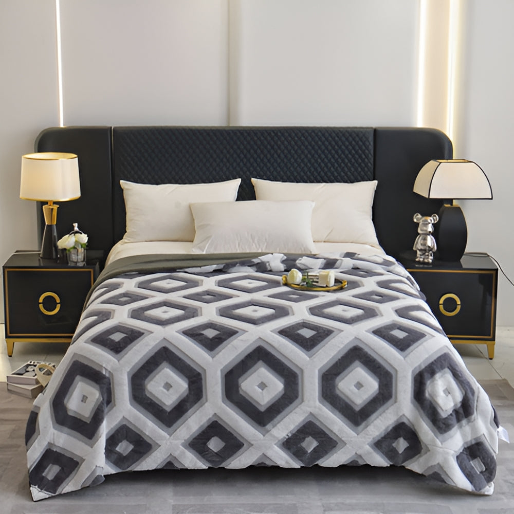 Norvo | Zyra Dobbel Lag Geometrisk Kastevarmepose