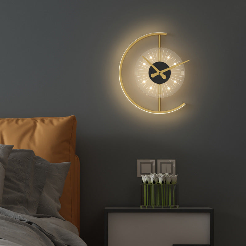 Norvo | Nordisk Minimalistisk Stille Klokke Vegglampe