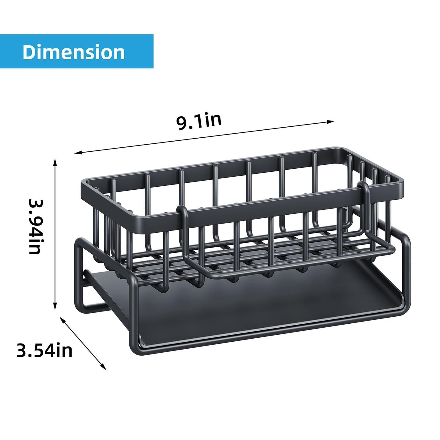 Norvo | Selvtømmende Kjøkken Svamp Holder