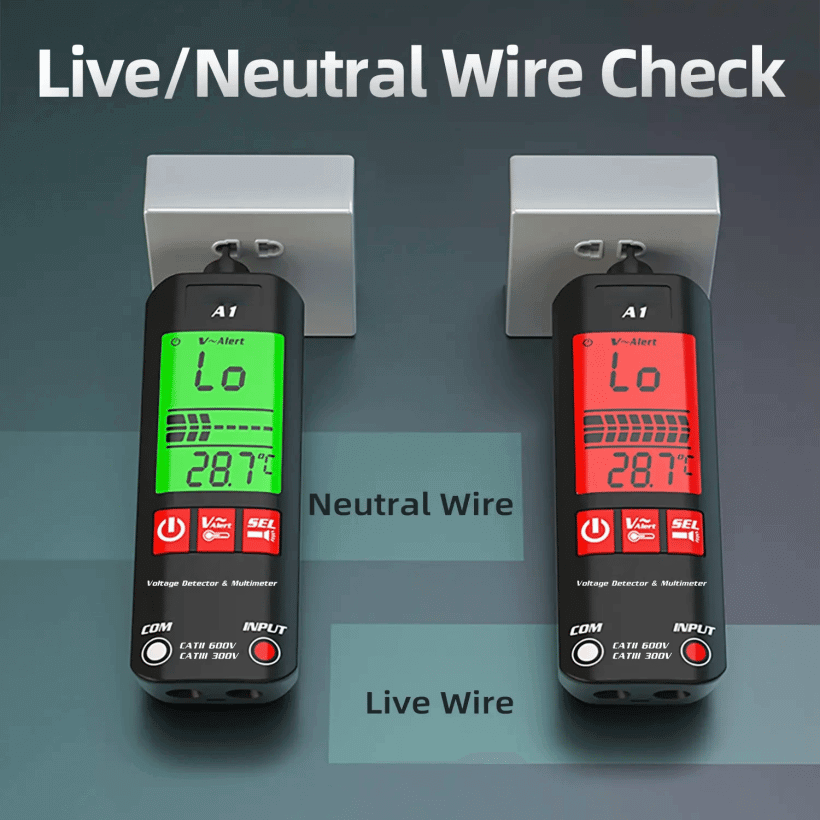 Norvo | A1 Fullautomatisk Anti-Brenne Intelligent Digitalt Multimeter