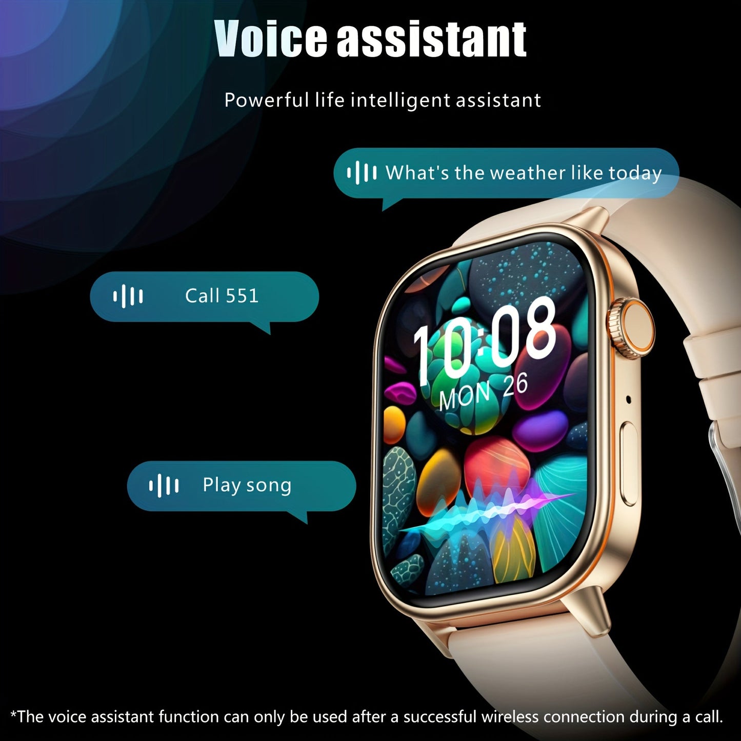 Norvo | Smart Klokke Svart Silikon Trenings Tracker