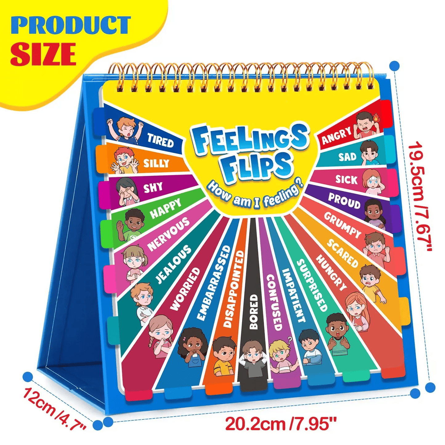 Norvo | Barnas Følelser og Emosjoner Bok – En Morsom Flipbok for Emosjonell Bevissthet!