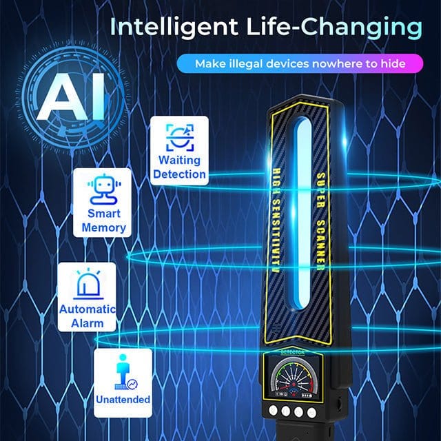 Norvo | GPS Tracker Detector #2025 – Avansert Bug Sweeper for Skjulte Kameraer og Trackere