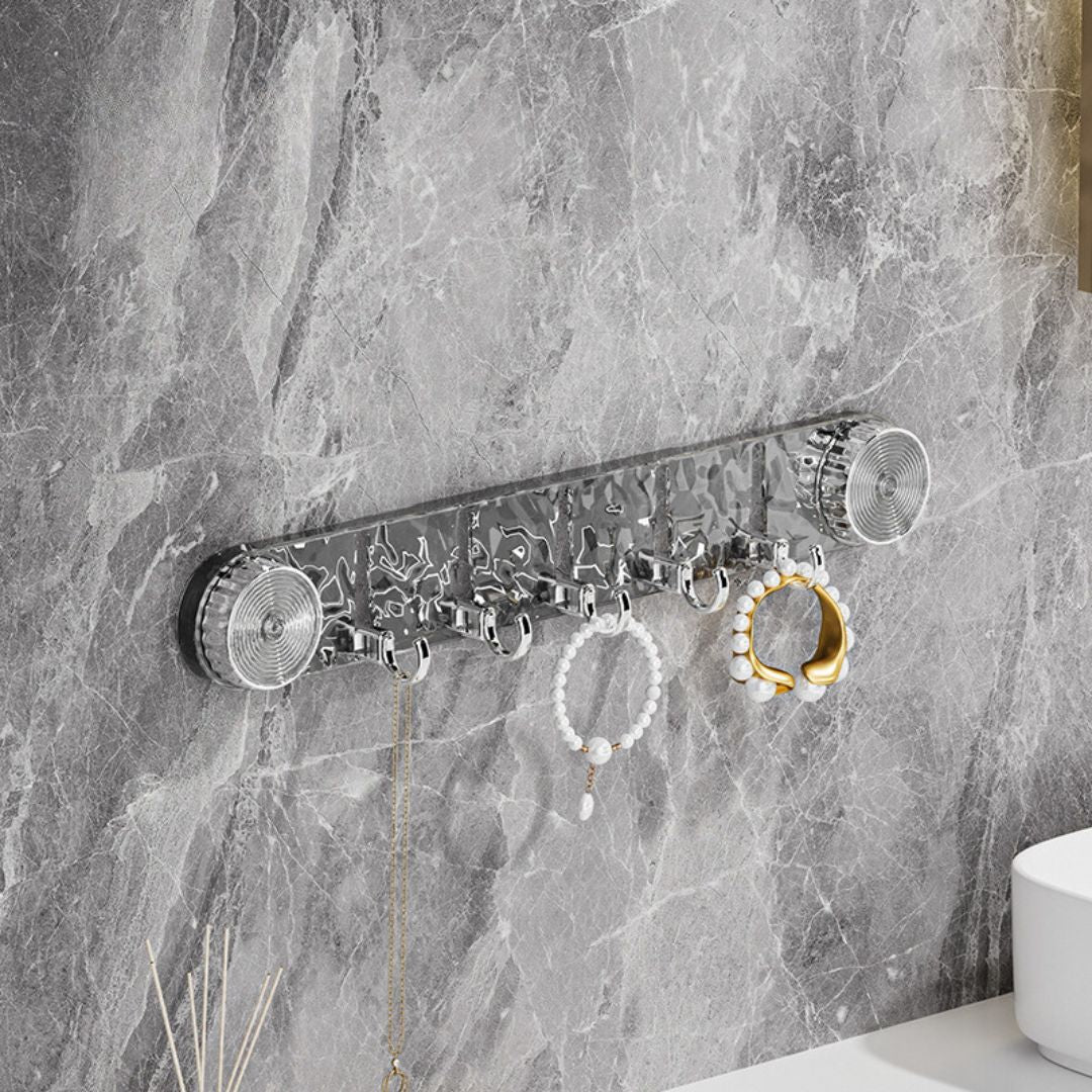 Norvo | Veggkroker Transparent Sugekopps Organiser Rack