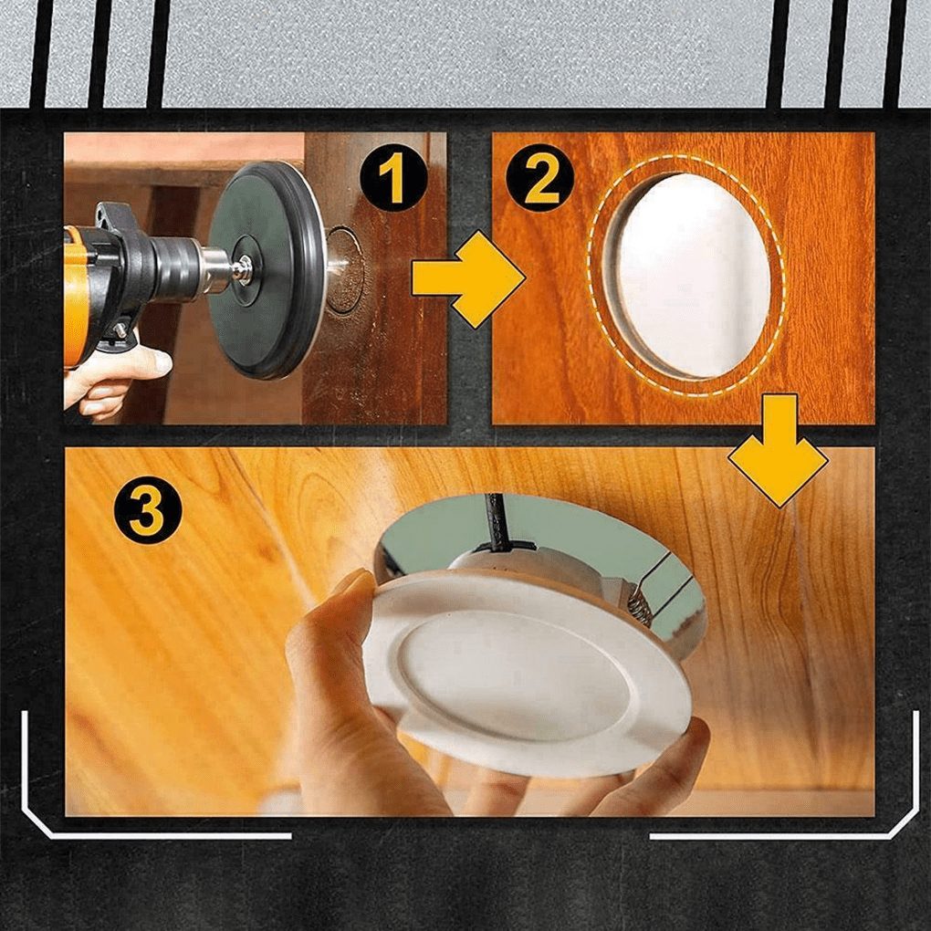 Norvo | DiaMaster Multi – Trident Blade Hole Cutter for Plastic and Aluminum