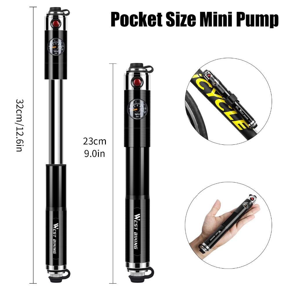 Norvo | Sykkelpump - Mini Sykkelpump - Håndsykkelpump