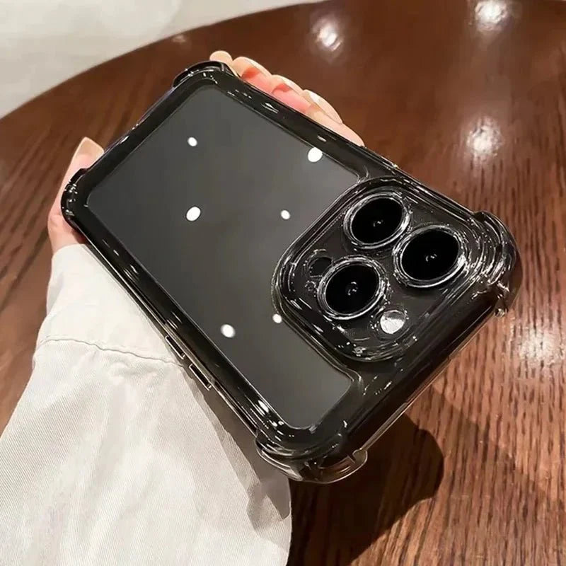 Norvo | AeroGuard – Støtsikker Gjennomsiktig Beskyttelsesdeksel for iPhone 11-17