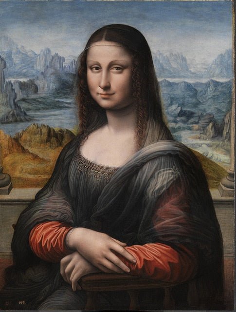 Norvo | Aesthetic Funny Mona Lisa Canvas Plakat