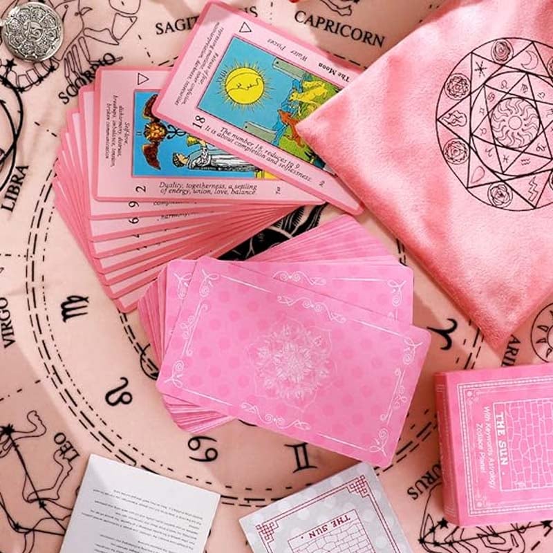 Norvo | Rosa Tarot Kortstokk Settkolleksjon