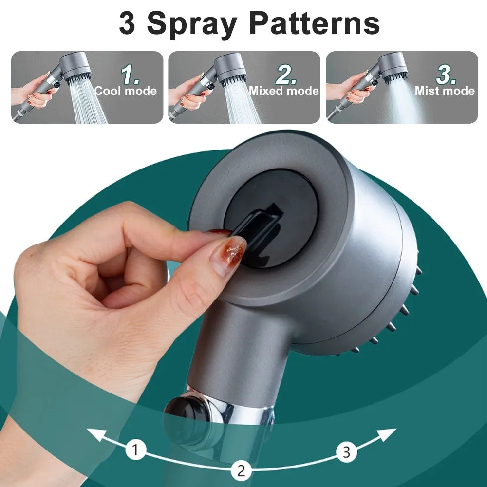 Norvo | Dusjhode – PowerSpray – økt trykk – Spa-opplevelse