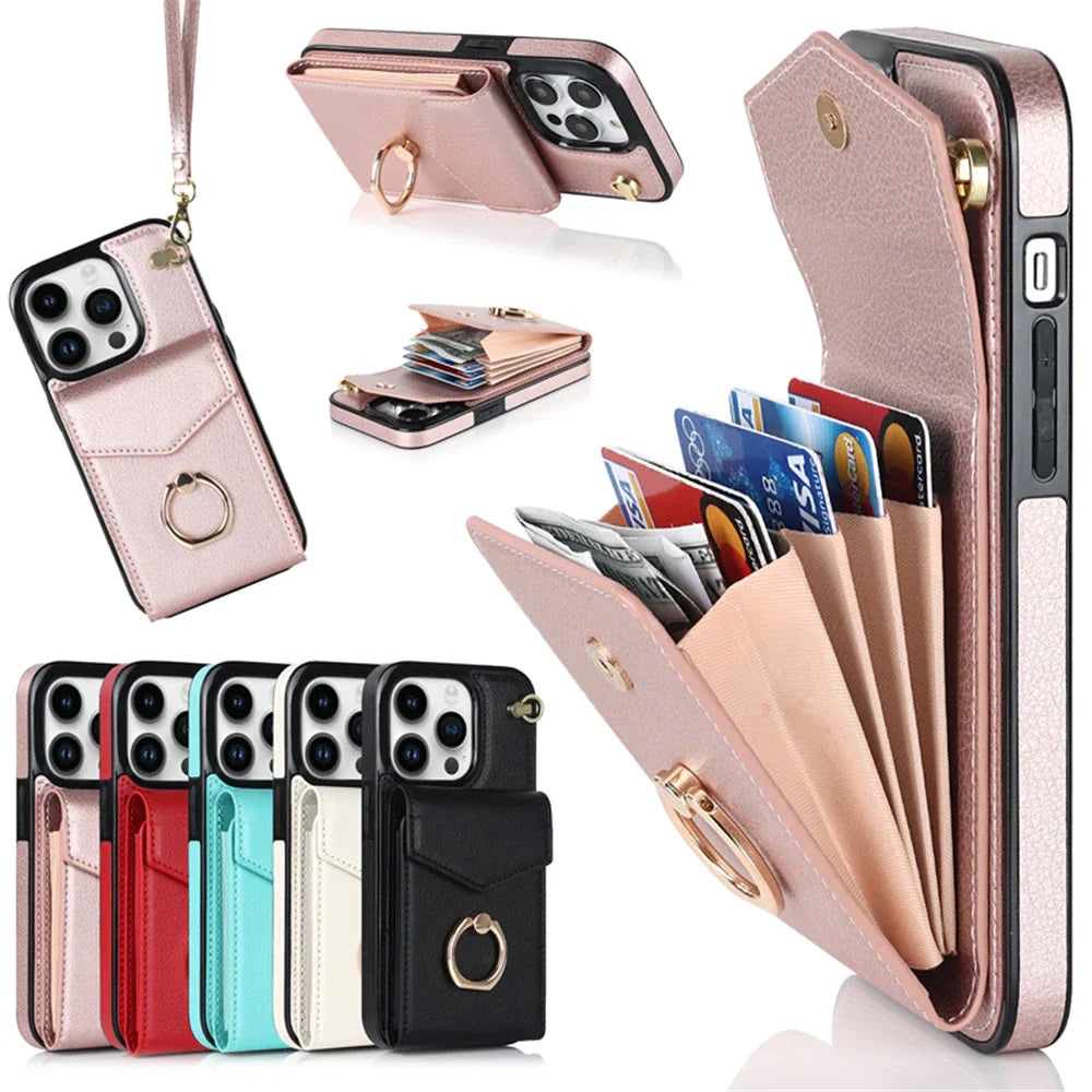 Norvo | Premium etui | Lær iPhone-etui med lommebok