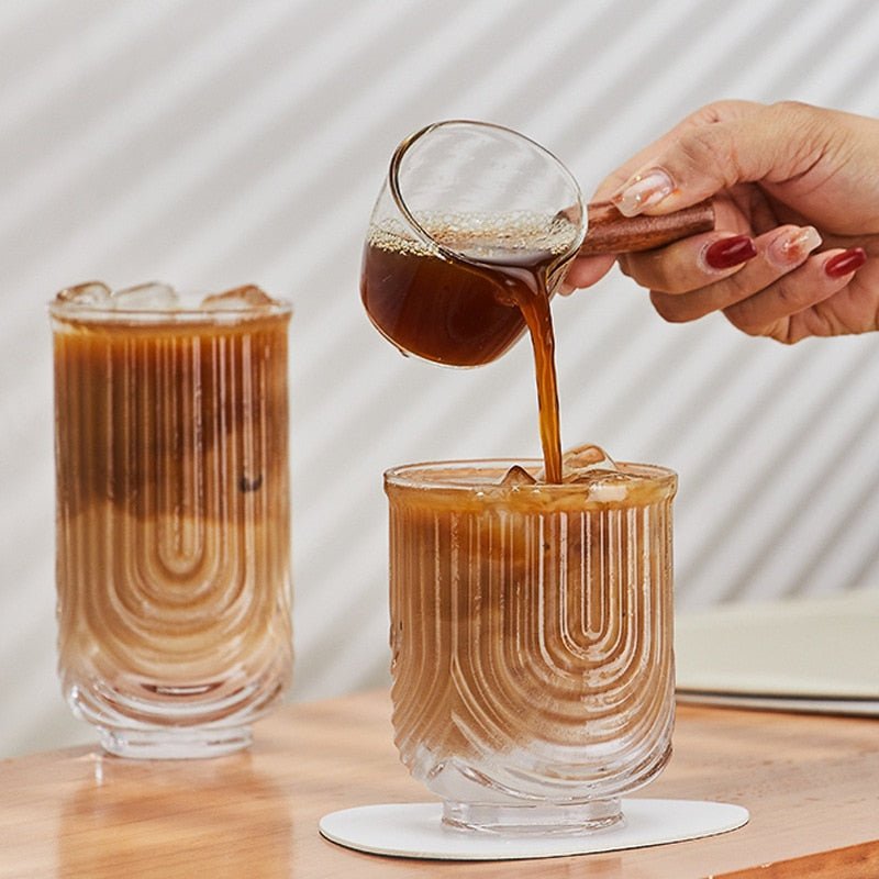 Glass kaffekopp Is Latte Amerikaner
