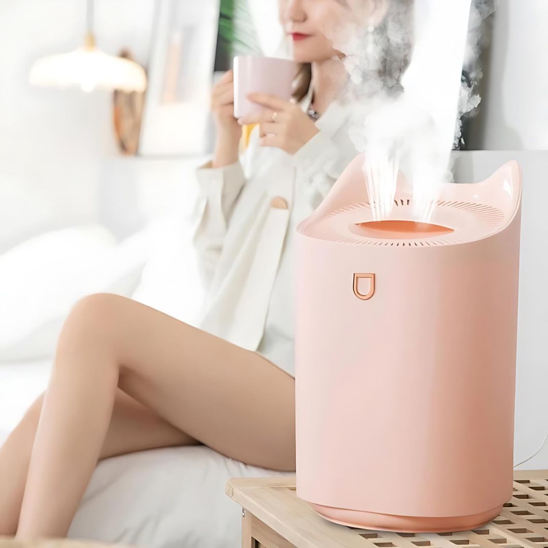 Norvo | Ultralyd Luftfukter med Mist Teknologi for Pustefrihet & Komfortable Oppholdsrom