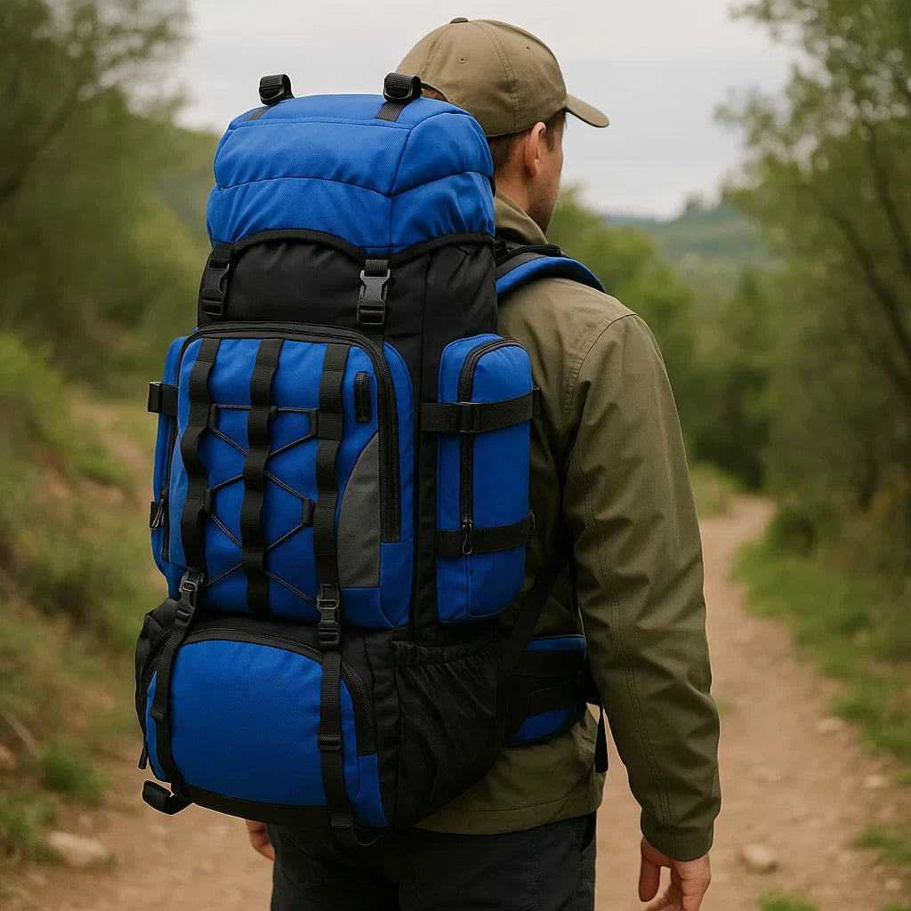 Norvo | 90L Vanntett Tursekk - Ultra-Lett Reisepakke for Utendørs Eventyr & Camping