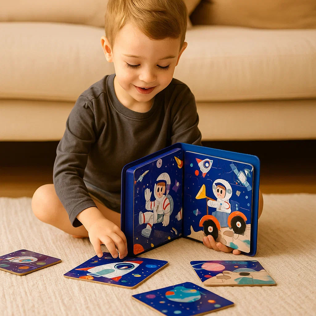 Norvo | Magnetisk Montessori Puslespillbok