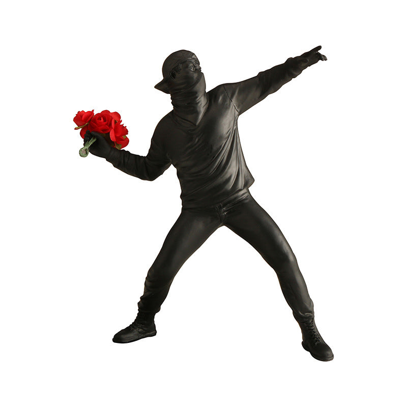 Norvo | Banksy Blomst Opprører Ornament