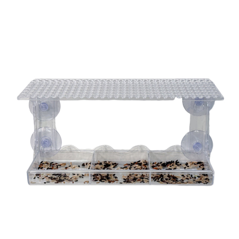 Norvo | Utendørs Clear-Window-Suction-Cup-Fuglekasse