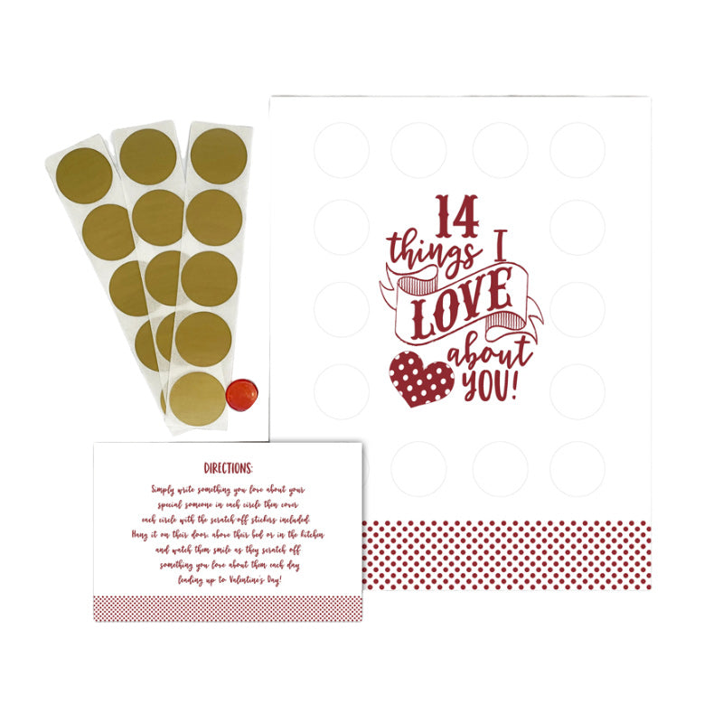 Norvo | Valentine's Scratching Advent "14 Ting Jeg Elsker Med Deg!"
