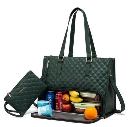 Norvo | Bagsball 2-i-1 – Stilfull Tote Bag med Isolert Lunsjrom