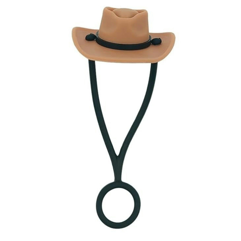Norvo | Silikon Cowboyhatt Stråhatt Dekker Caps